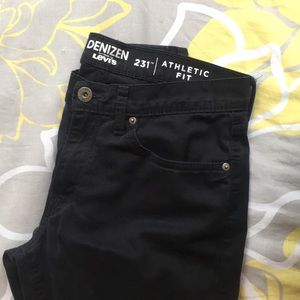 Levi’s Denizen 231 Athletic Fit W-30 L-32 BLACK